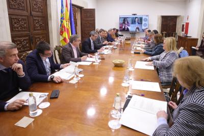 Carlos Mazón ha presidido la reunión extraordinaria del Patronato de la Fundación Comunitat Valenciana-Región Europea